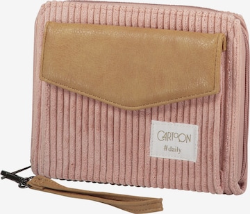 Cartoon Handbag in Pink: front