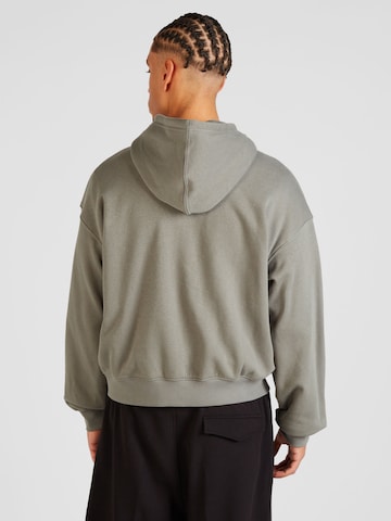 WEEKDAY Zip-Up Hoodie in Grey