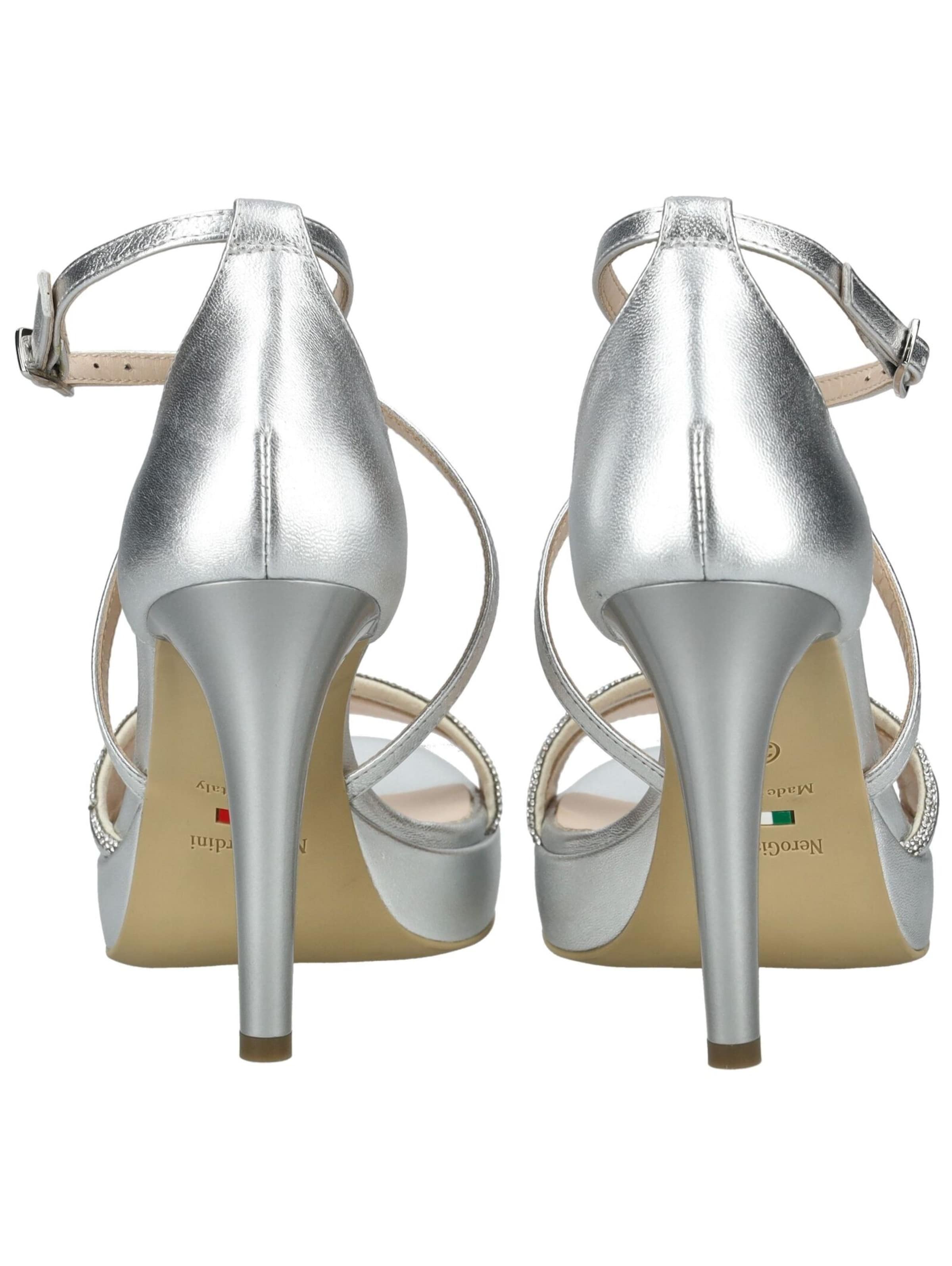 Sandales à lanières Nero Giardini en argent