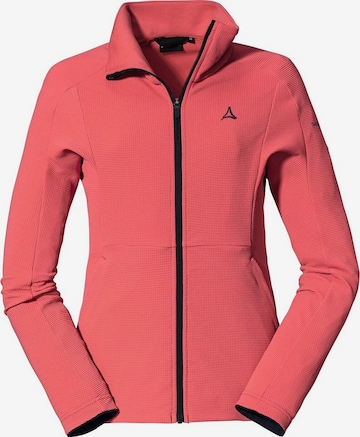 Schöffel Athletic Fleece Jacket 'Schiara' in Orange: front