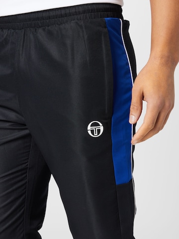 Sergio Tacchini Tapered Broek 'Abita' in Zwart