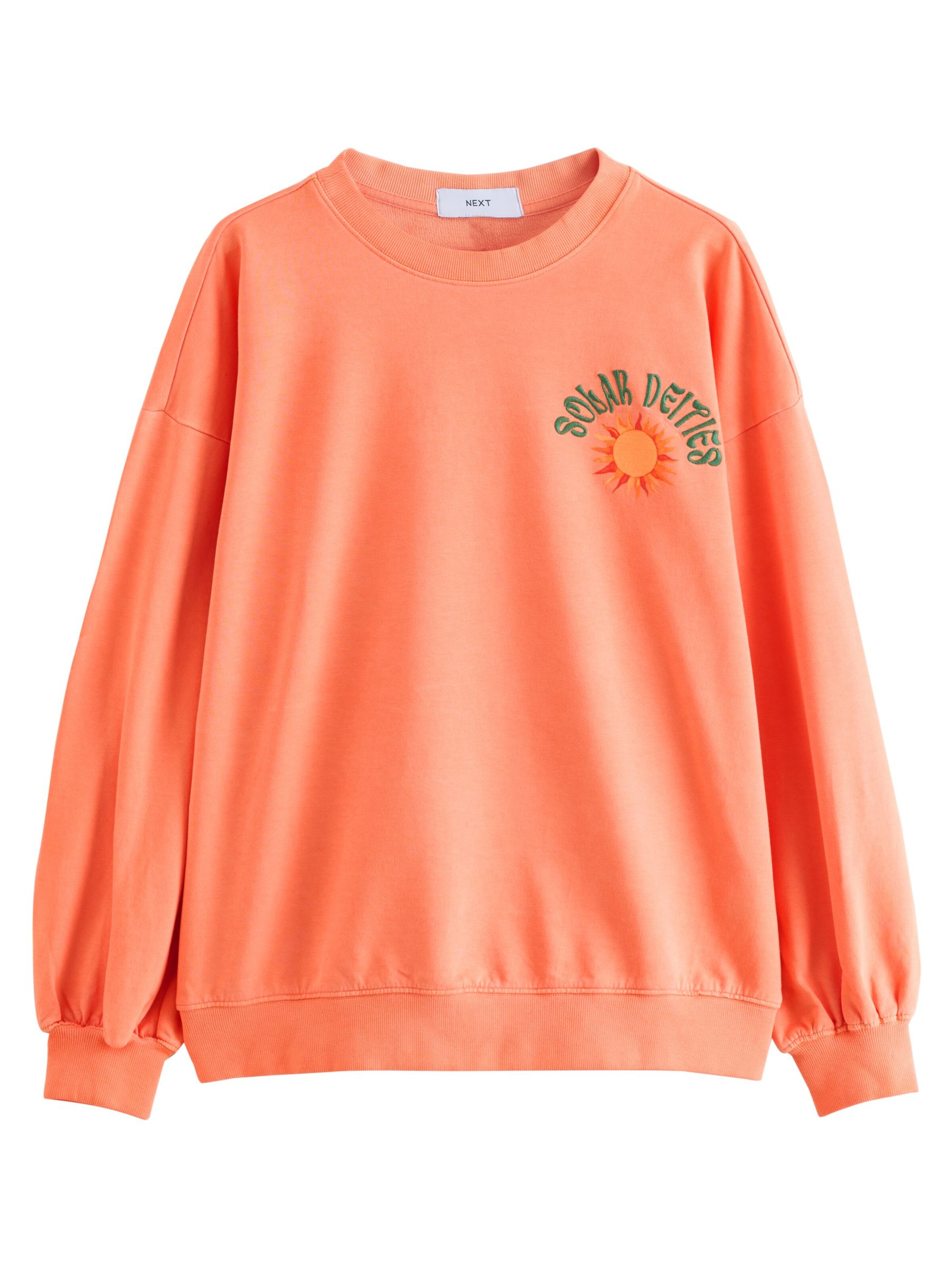Sweat-shirt Next en orange : devant