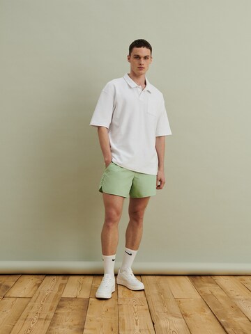 Regular Shorts de bain 'Yigit' DAN FOX APPAREL en vert