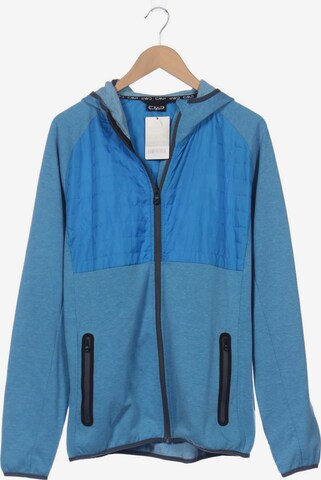 CMP Sweatshirt & Zip-Up Hoodie in XL in Blue: front