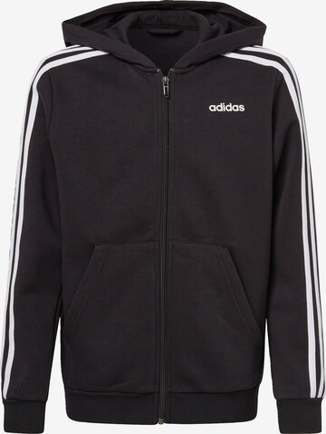 ADIDAS PERFORMANCE Sweatjacke in Schwarz: predná strana