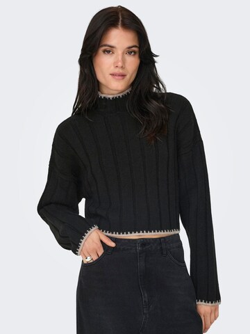 ONLY - Pullover 'ONLChick Stitch' em preto: frente