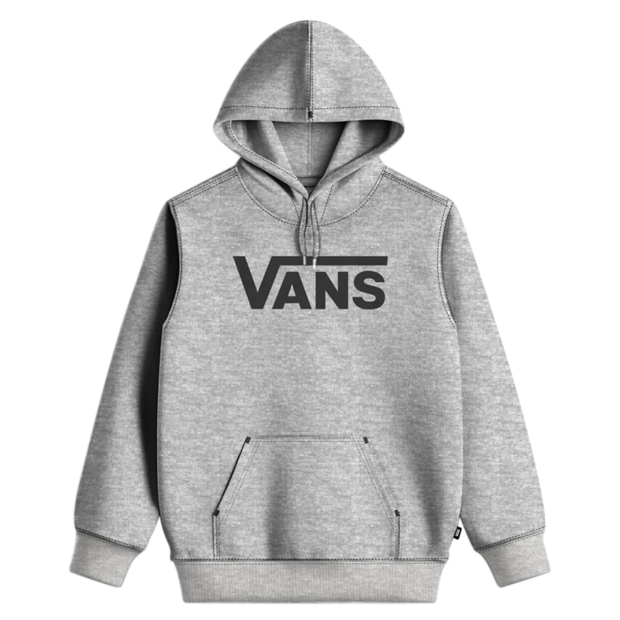 VANS Sweatshirt in S in mottled grey / Black, Item view