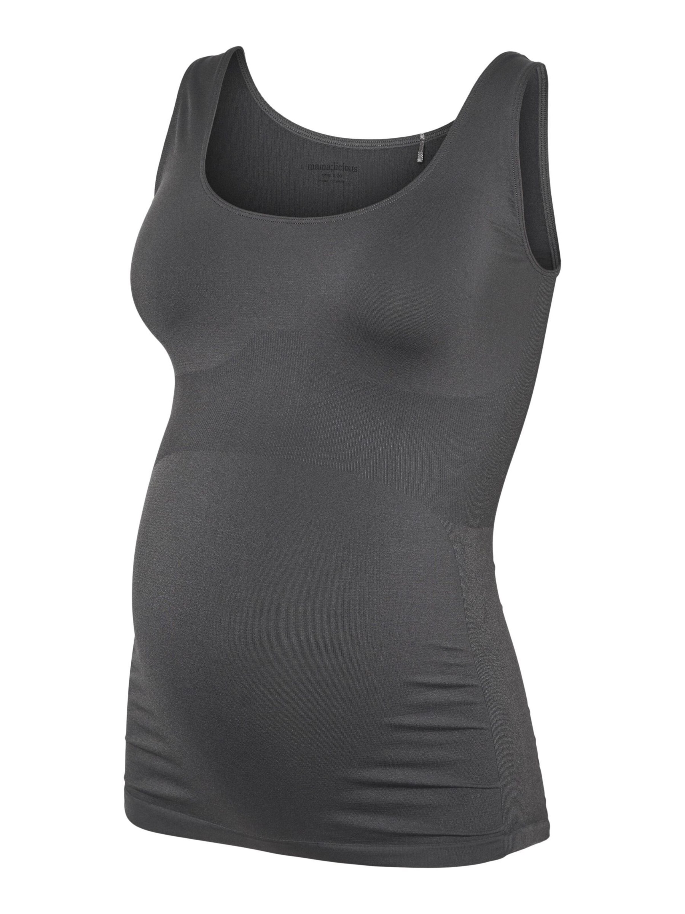 MAMALICIOUS Sports top 'MLHeal' in Grey: front
