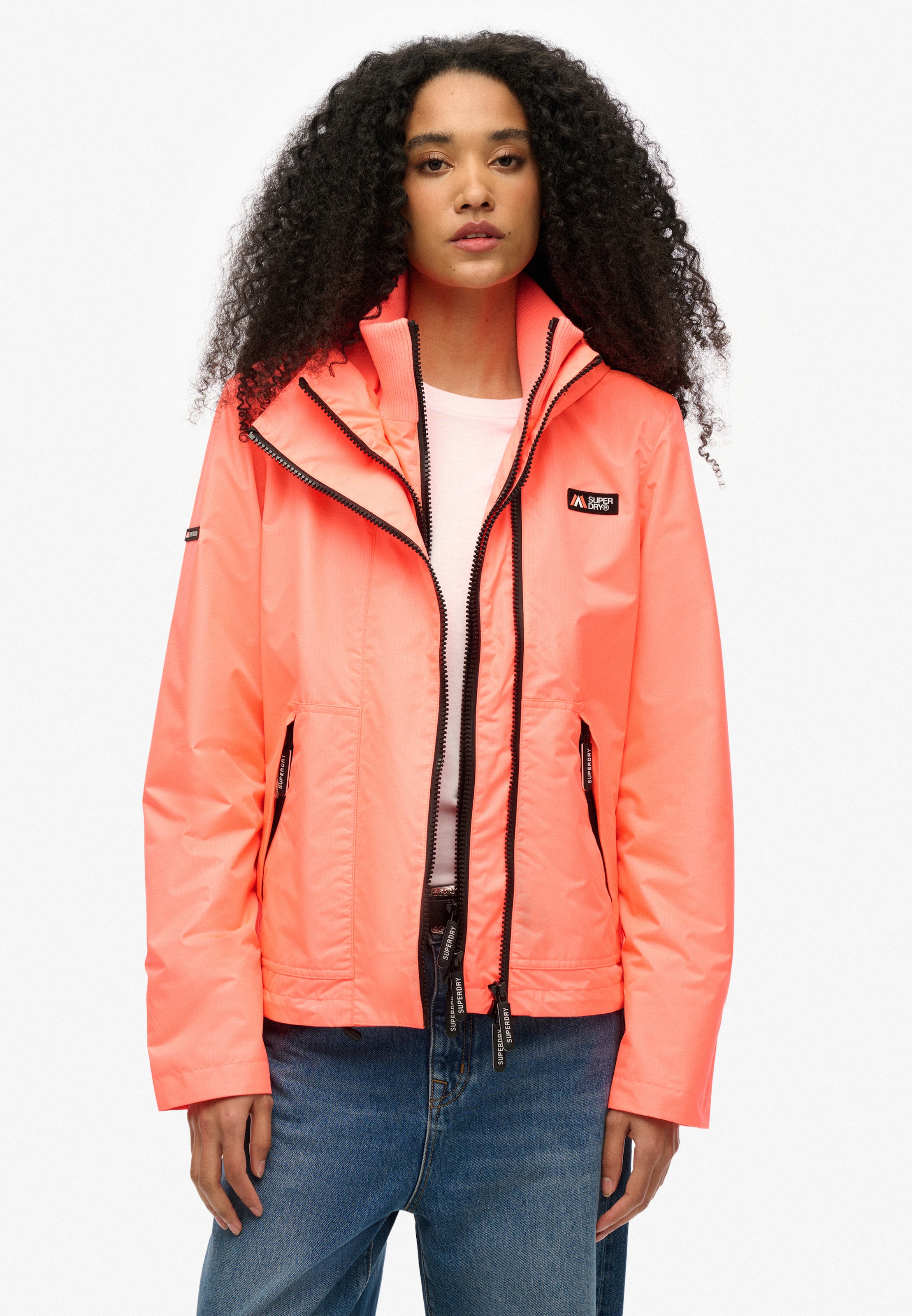 Veste mi-saison Superdry & Co en orange