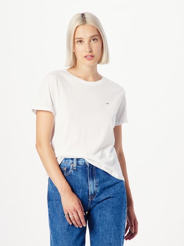 Tommy Jeans T-Shirt in Rot: predná strana