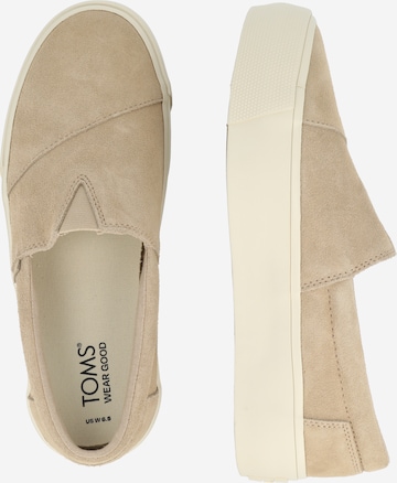 TOMS Slip on -tennarit 'ALP FENIX' värissä ruskea