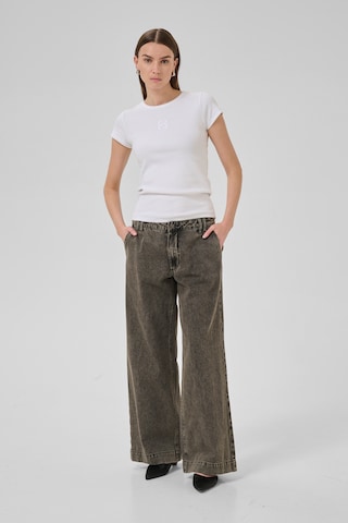 My Essential Wardrobe Wide Leg Jeans 'Tessa' in Grau
