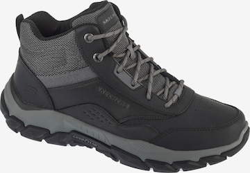 SKECHERS Lace-Up Boots 'Santoro - Hopkins' in Black: front