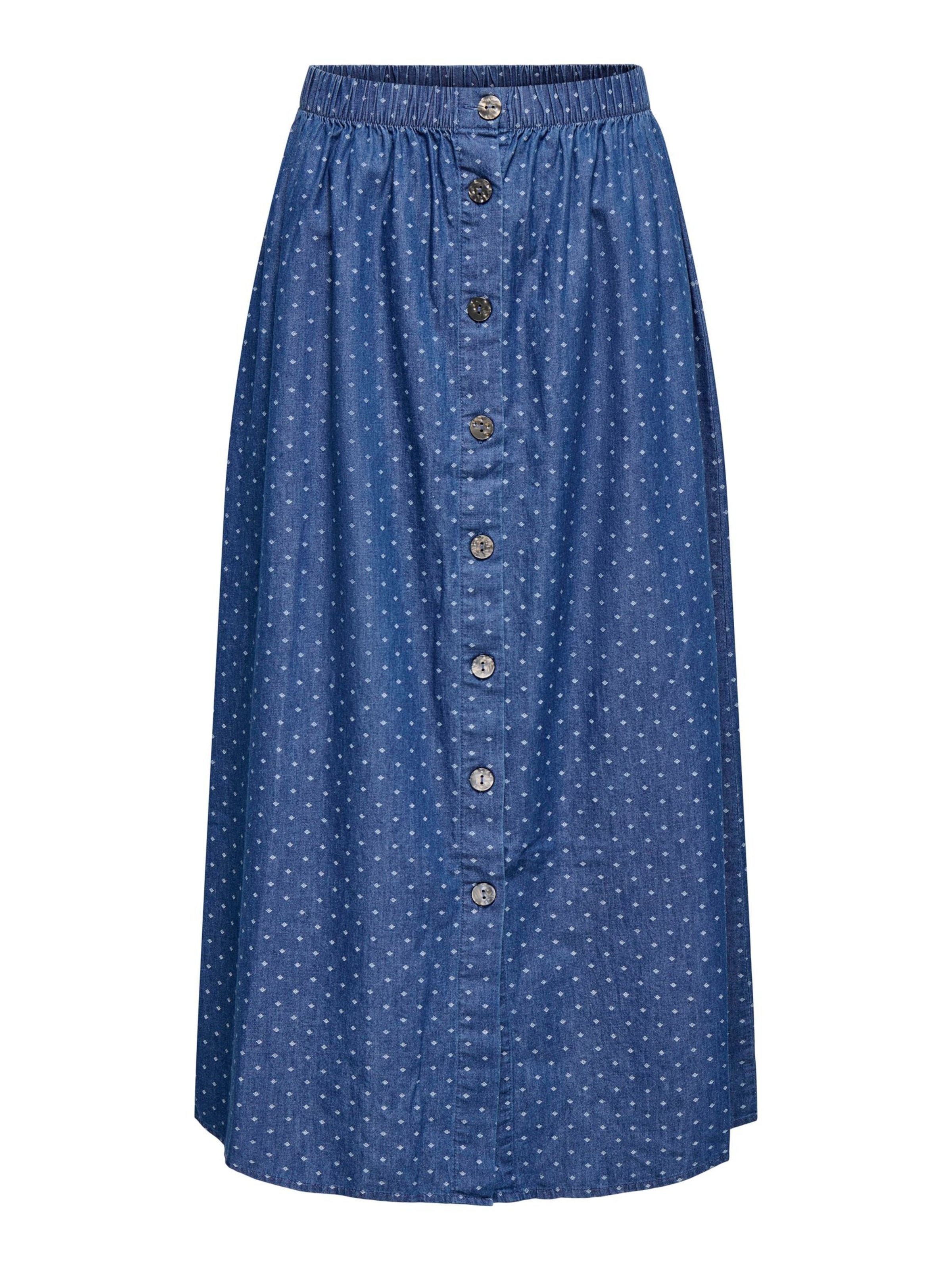 Jupe 'ONLNova' ONLY en bleu : devant