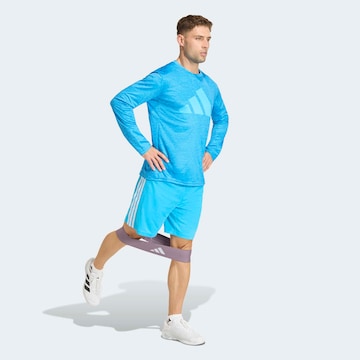 ADIDAS PERFORMANCE Regular Workout Pants in Blue