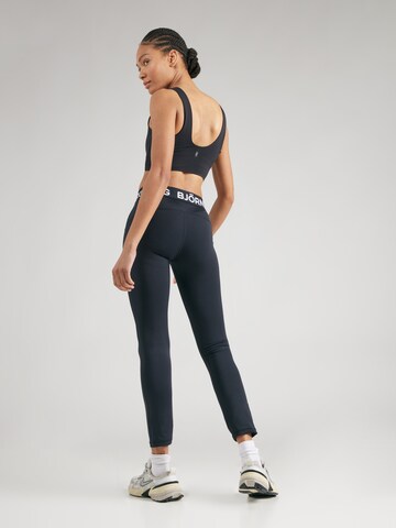 BJÖRN BORG Skinny Sports trousers 'ESSENTIAL' in Black