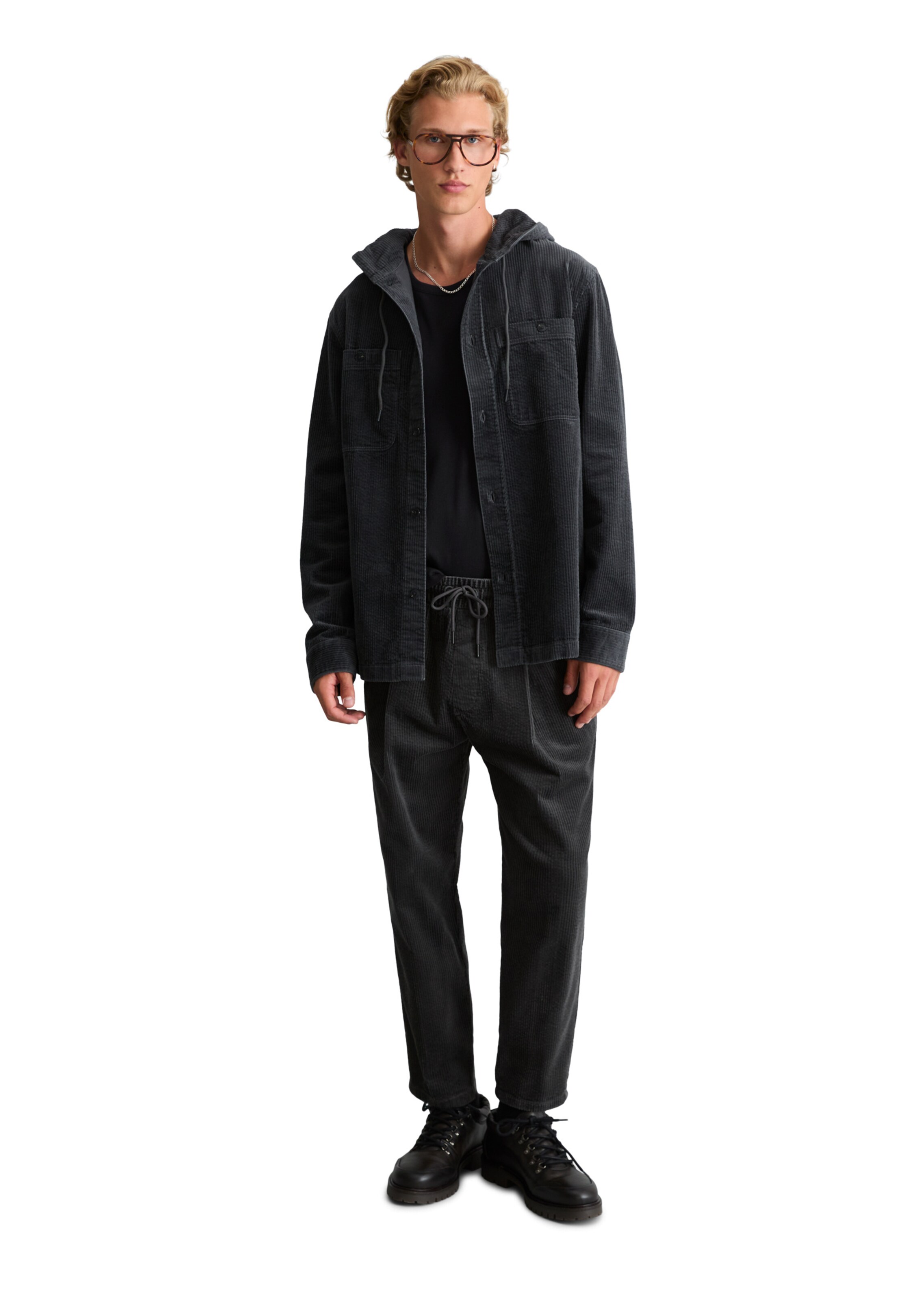 Marc O'Polo DENIM Between-season jacket in Grey