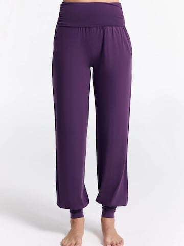 True North Loose fit Pants 'Yogahose' in Purple