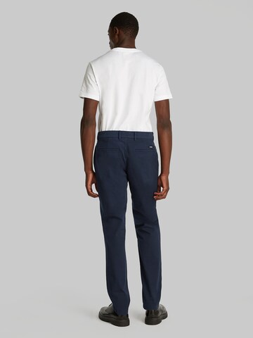 Calvin Klein Slimfit Chino hlače 'MODERN TWILL SLIM CHINO' | modra barva