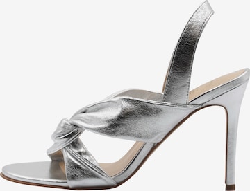 faina Sandals in Silver: front