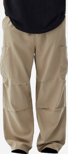 Laisvo stiliaus kelnės iš VAMOS CLO, spalva – smėlio spalva, Prekių apžvalga