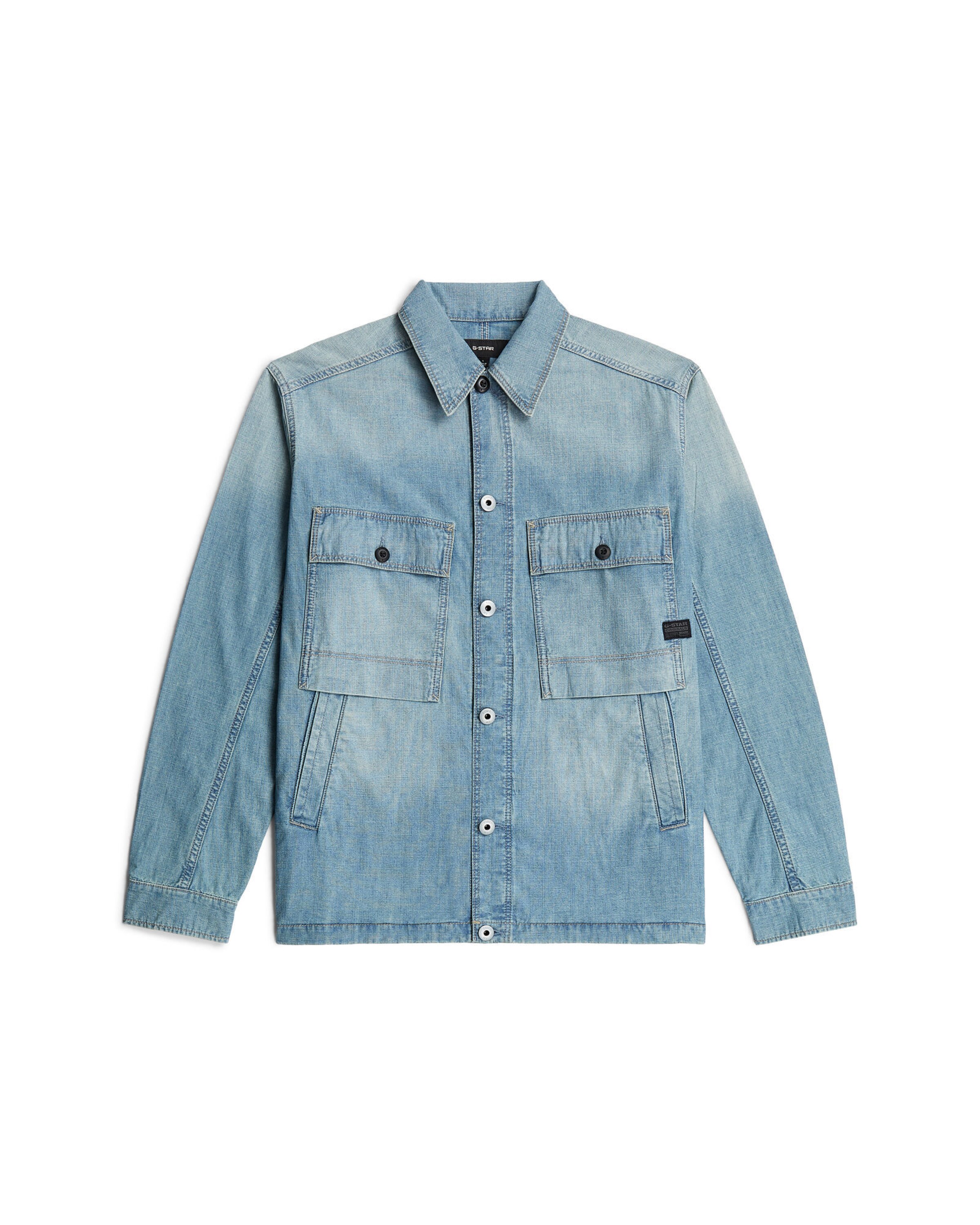 G-STAR Zakelijk overhemd 'Mosa Overshirt' in 41-42 in de kleur Sand, Productweergave