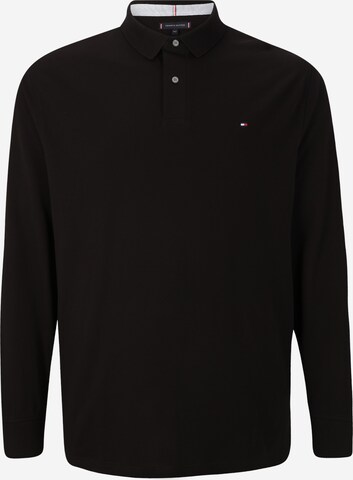 Tommy Hilfiger Big & Tall Shirt in Black: front