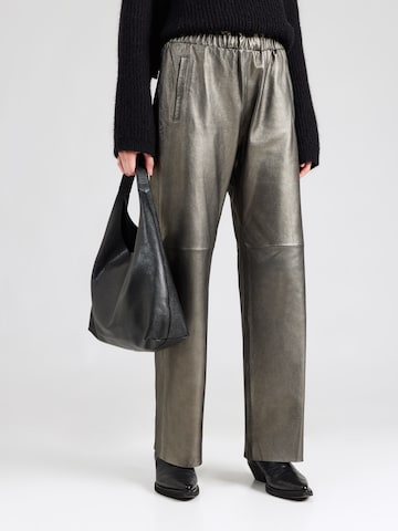 OAKWOOD Avar lõige Püksid 'URANUS', värv hall: eest vaates