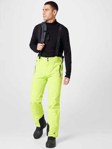 KILLTEC Regular Outdoor trousers 'Enosh' in Green