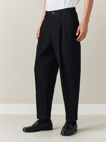 Barrel Pantalon à pince 'N.Premium' Next en noir : devant