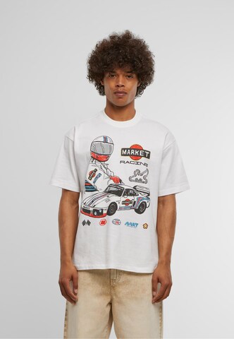 MARKET T-Shirt 'Qualifier' in Weiß: Vorderseite