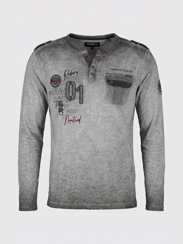 T-Shirt KOROSHI en gris : devant