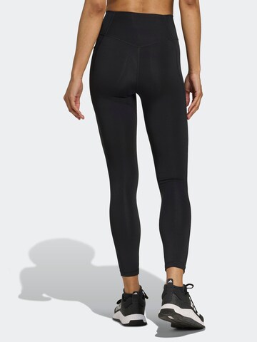 ADIDAS PERFORMANCE - Skinny Pantalón deportivo 'Optime Essentials' en negro