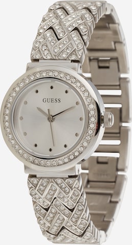 GUESS Analogové hodinky – stříbrná: přední strana