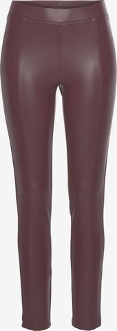 LASCANA Skinny Leggings in Red: front