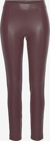 Skinny Leggings di LASCANA in rosso: frontale