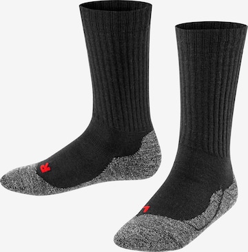 FALKE Sports socks in Black: front