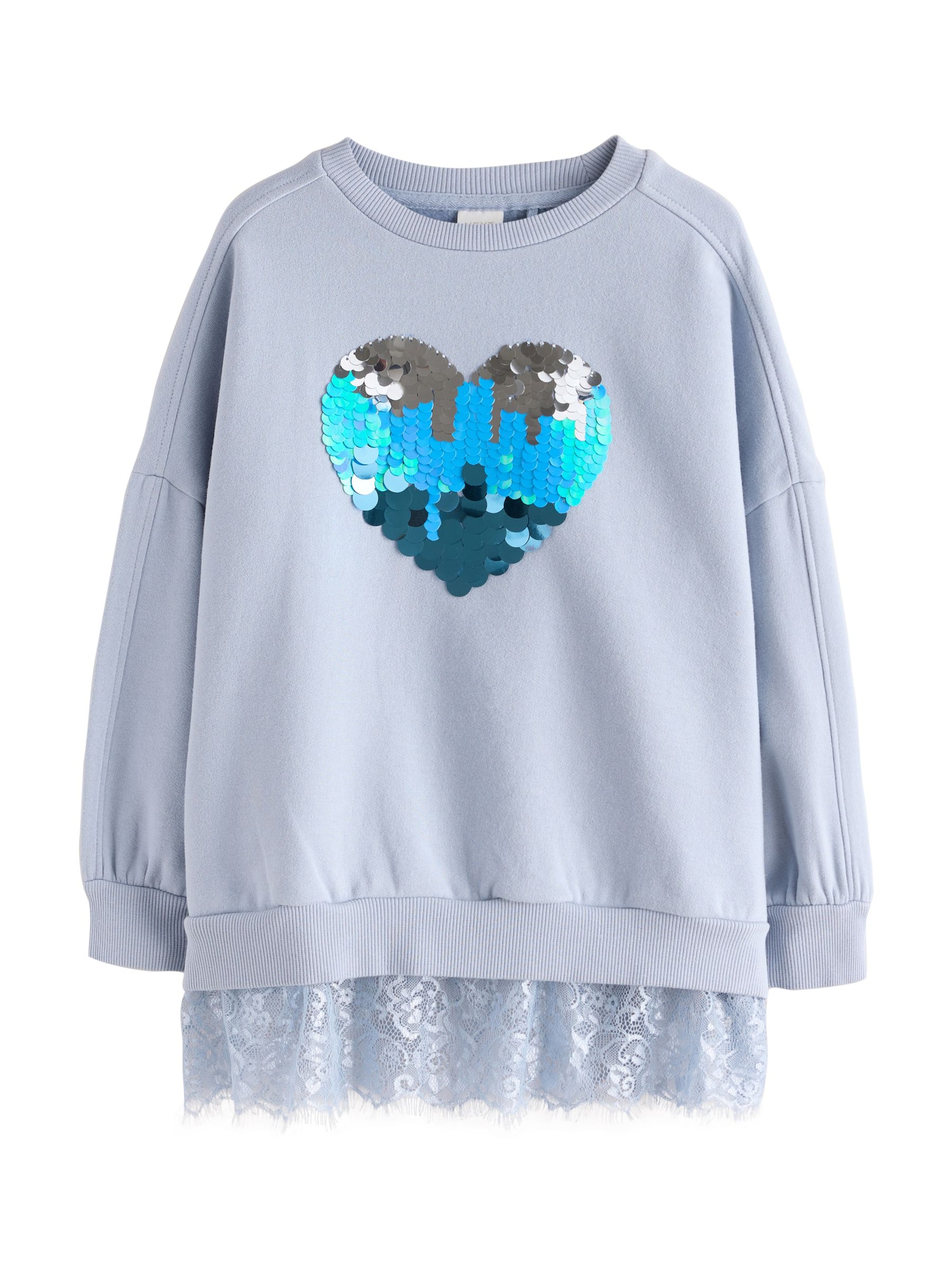 Next Sweatshirt in Blauw: voorkant