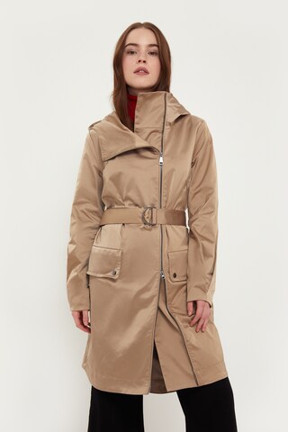 Finn Flare Between-seasons coat in Beige: front
