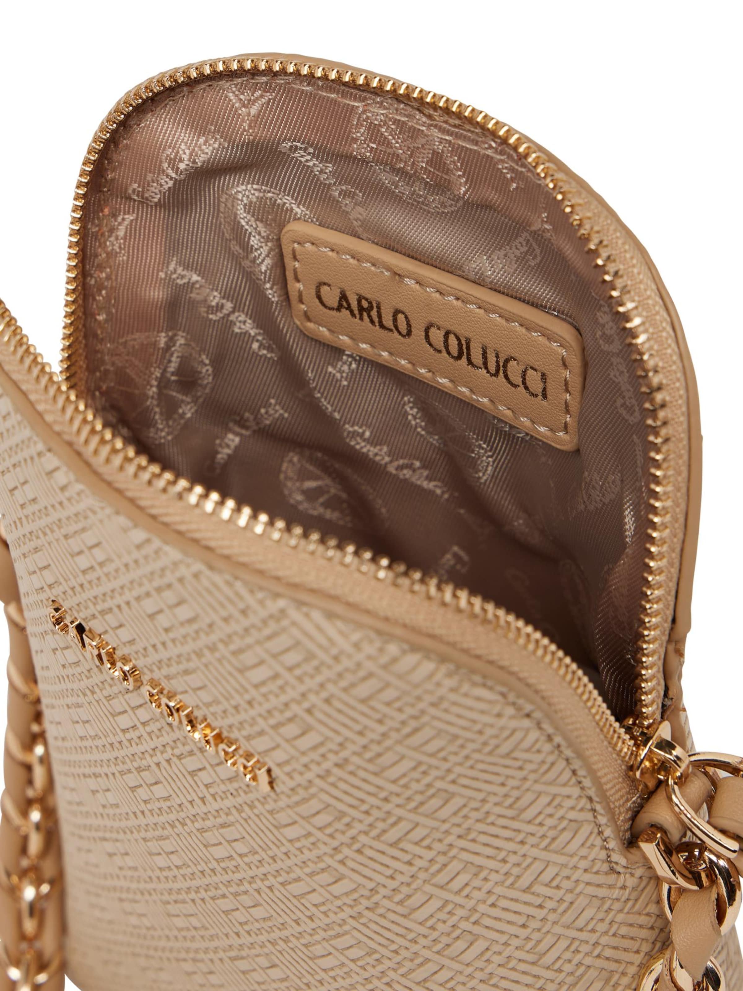 Carlo Colucci Umhängetasche 'Devalier' in Beige