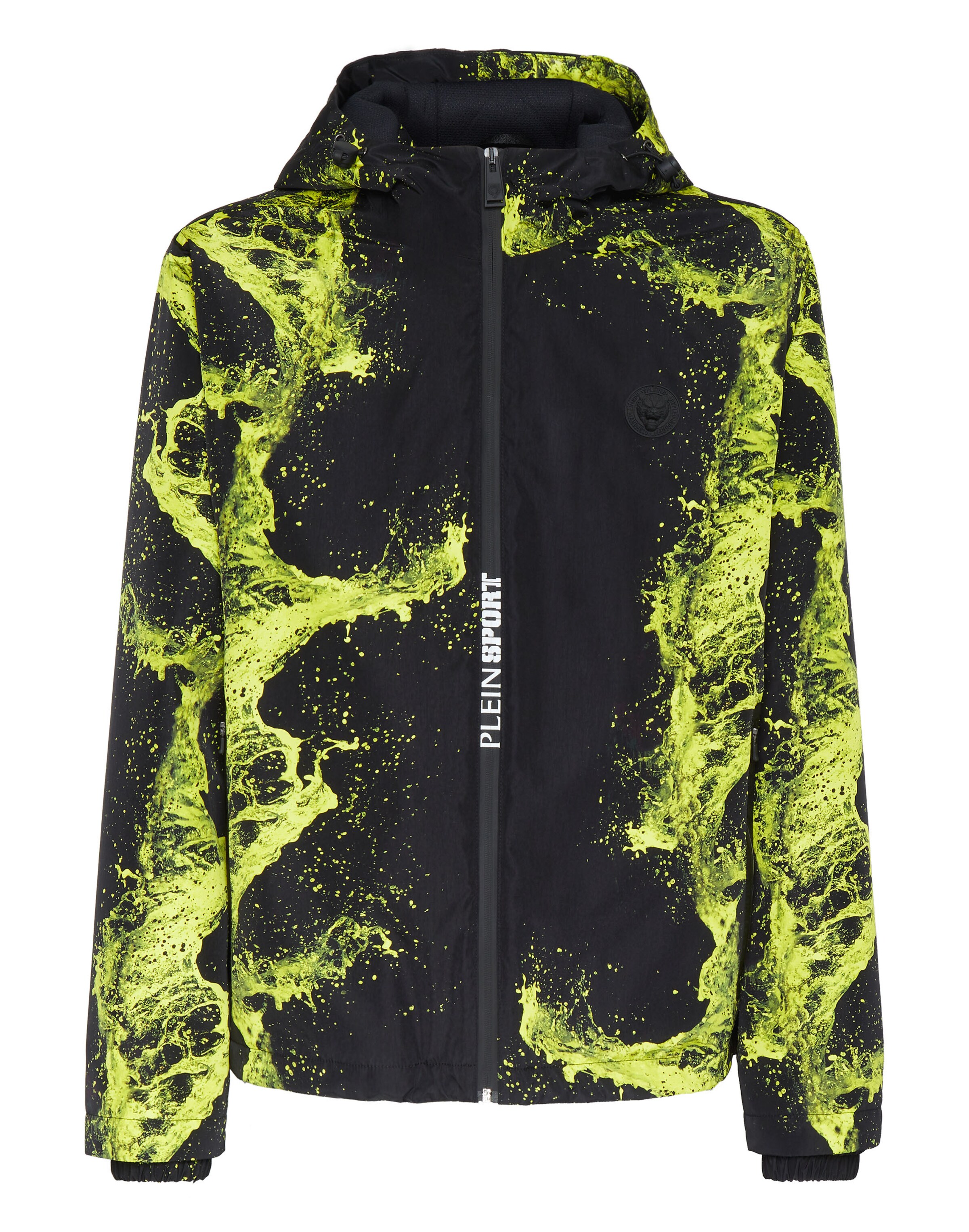 Plein Sport Jacke in limette / schwarz, Produktansicht