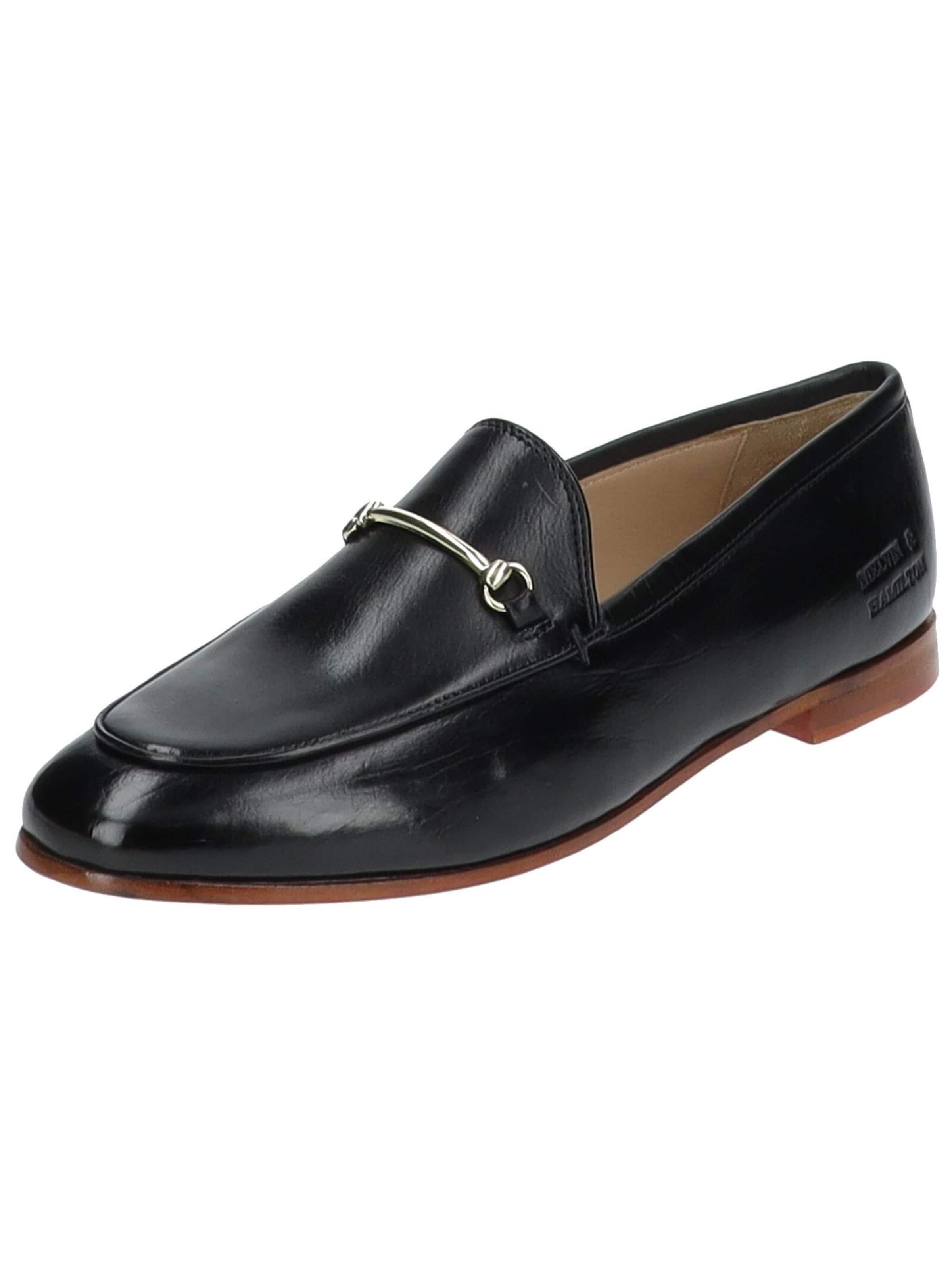 MELVIN & HAMILTON Slipper in Schwarz: Vorderseite
