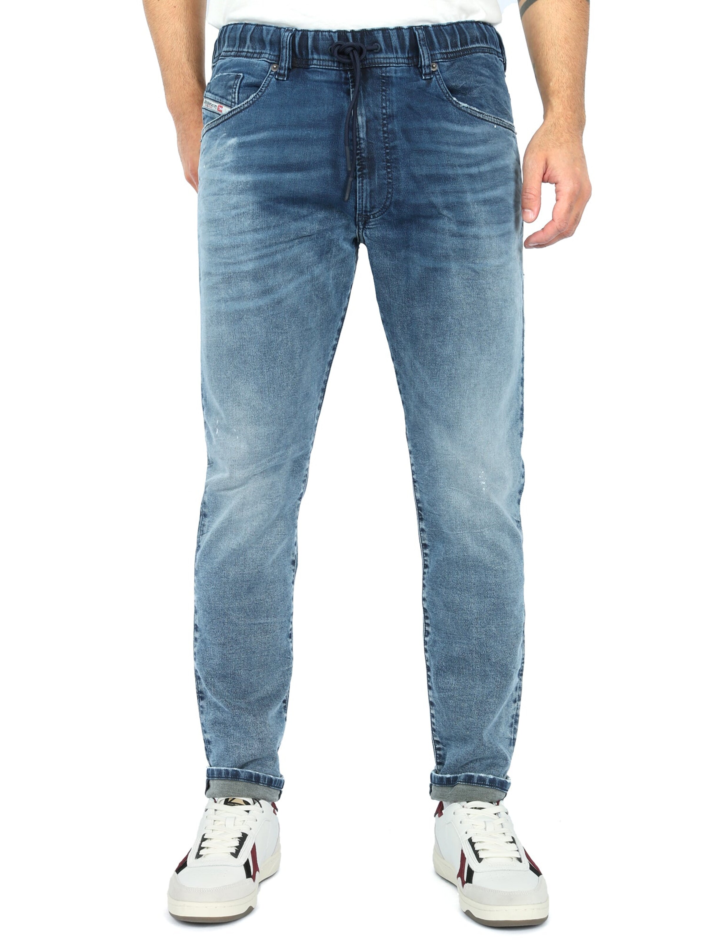 DIESEL Tapered Jeans 'Superstretch JoggJeans Krooley'‌‌‌‌‌‌‌ in Blau