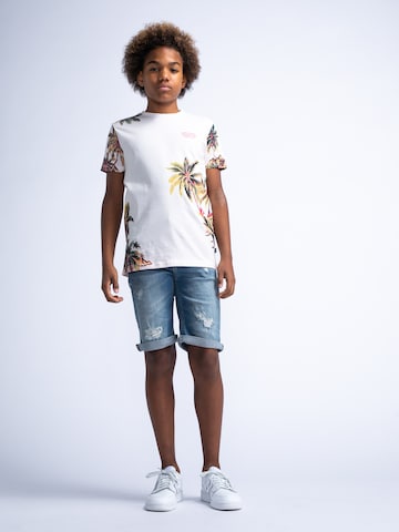 T-Shirt 'Tybee Island' Petrol Industries en rose : devant