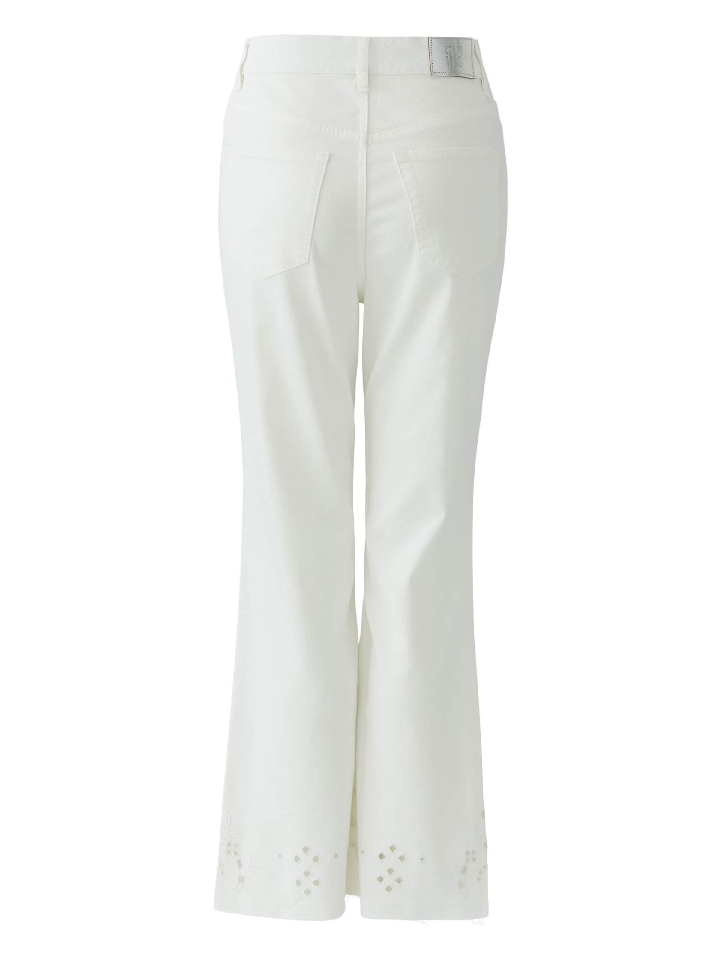 OUI Bootcut Jeans in Weiß