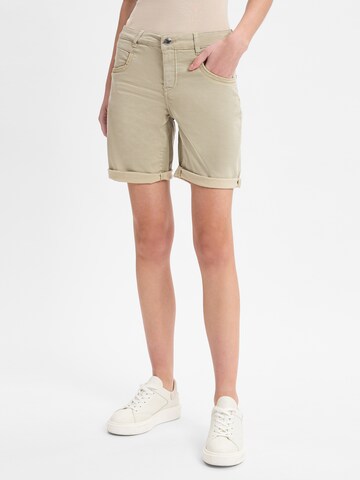 MOS MOSH Broek ' MMNaomi Treasure ' in Groen: voorkant