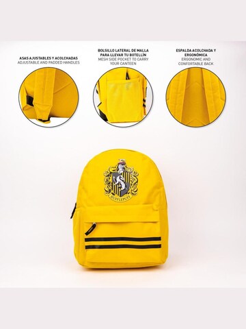 Harry Potter Rugzak 'Harry Potter Rugzak + Etui Hufflepuff Hoogte 41cm' in Geel