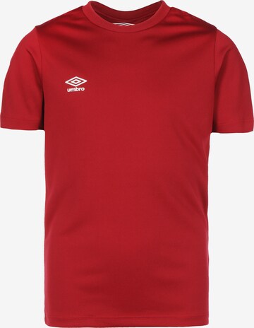 UMBRO Functioneel shirt in Rood: voorkant