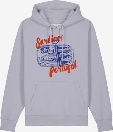 Sweat-shirt 'Sardines Portugal' Watapparel en violet : devant
