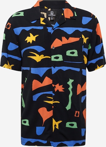 Coupe regular Chemise 'ARTHUR LONGO' Volcom en noir : devant